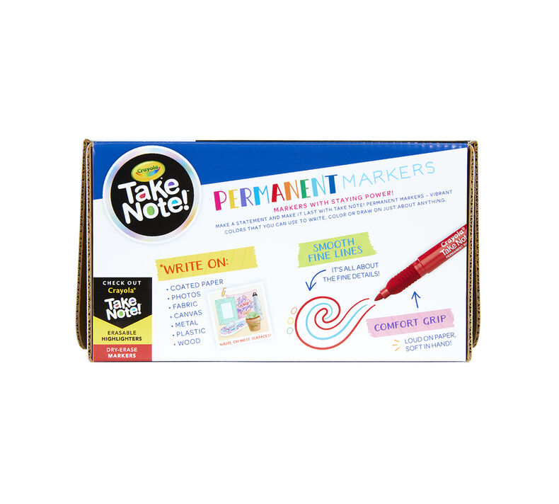 Take Note Permanent Markers Classpack, Bulk 80 Count